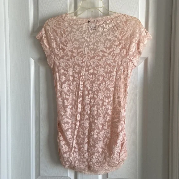 Pink Lace Top - Picture 2 of 3